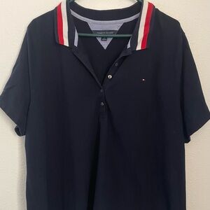 Tommy Hilfiger Ladies Plus Size  Navy Polo Shirt-Size 3X US